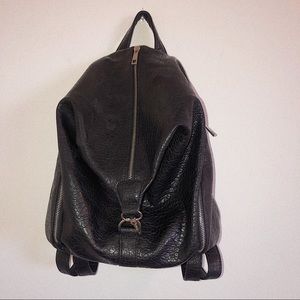 Faux Leather Backpack